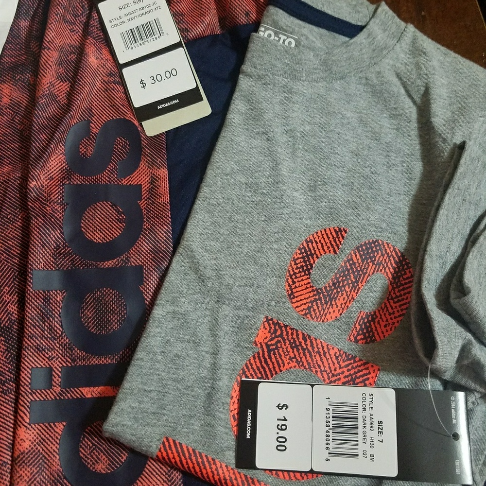 BOYS ADIDAS 2 PIECE SHORT &TEE 7